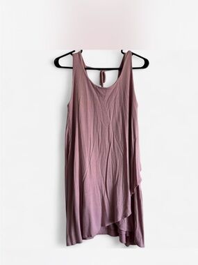 Small Mauve Sleeveless Swing Tank Dress